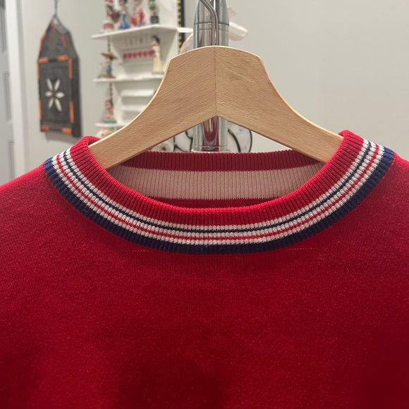 UNIF Riley Ringer Deadstock Red Sweater - Picture 2 of 7